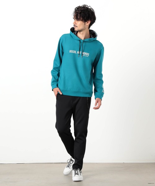 NICOLE CLUB FOR MEN(ニコルクラブフォーメン)の「【NICOLE SPORTS】ロゴプリントパーカ(パーカー・メンズ・オフホワイト/ブラック/ターコイズブルー/その他・MEDIUM/LARGE/X-LARGE)」の14枚目の写真