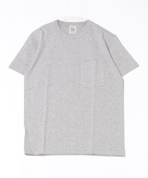 《ヘビーウェイト バインダーネック ポケット付き 半袖Tシャツ
