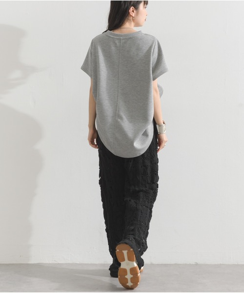 OandI(オーアンドアイ)の「ブロッククロシェニットパンツ(その他パンツ・レディース・アイボリー/ブラック・FREE)」の14枚目の写真