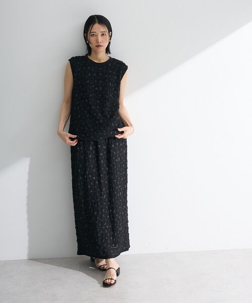 Sugar spoon（シュガースプーン）の「・SUGAR SPOON コバナレースフリルノースリーブ（Tシャツ/カットソー・レディース・ブラック/ピンク系その他2/ベージュ・FREE）」の4枚目の写真