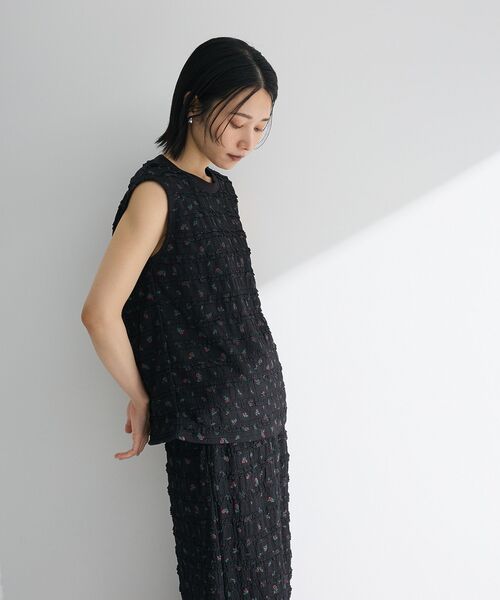 Sugar spoon（シュガースプーン）の「・SUGAR SPOON コバナレースフリルノースリーブ（Tシャツ/カットソー・レディース・ブラック/ピンク系その他2/ベージュ・FREE）」の9枚目の写真