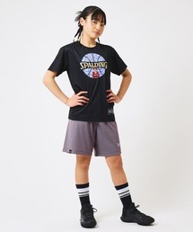 SPALDING | 【SPALDING/スポルディング】ジュニア Tシャツ ONE PIECE ゴムゴムの実 ボールプリント/吸水速乾機能・UVカット機能・アニメ半袖Tシャツ(Tシャツ/カットソー)