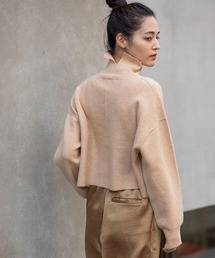 Munich（ミューニック）の「12GG片畦編みニットタートルネックワイドプルオーバー（ニット/セーター）」