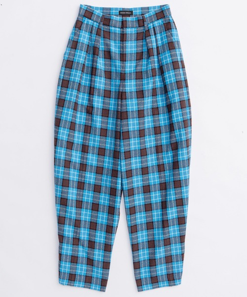 MAISON SPECIAL ループチェック2タックパンツ Loop Yarn Plaid Two-tuck Pants/ループチェック2タックパンツ【MAISON