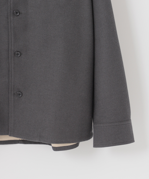 B.C STOCK(ベーセーストック)の「【Deux Allures/ドゥ アリュール】チェックボンディングシャツブルゾン(ブルゾン・メンズ・ブルー/チャコールグレー・FREE)」の12枚目の写真