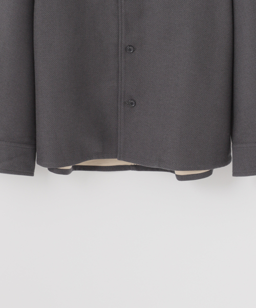 B.C STOCK(ベーセーストック)の「【Deux Allures/ドゥ アリュール】チェックボンディングシャツブルゾン(ブルゾン・メンズ・ブルー/チャコールグレー・FREE)」の13枚目の写真