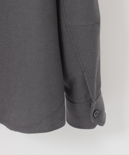 B.C STOCK(ベーセーストック)の「【Deux Allures/ドゥ アリュール】チェックボンディングシャツブルゾン(ブルゾン・メンズ・ブルー/チャコールグレー・FREE)」の19枚目の写真