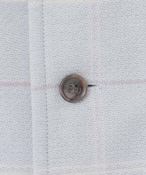 B.C STOCK(ベーセーストック)の「【Deux Allures/ドゥ アリュール】チェックボンディングシャツブルゾン(ブルゾン・メンズ・ブルー/チャコールグレー・FREE)」の21枚目の写真