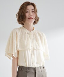 シフォン」に該当するレディースのシャツ/ブラウス（ペイズリー