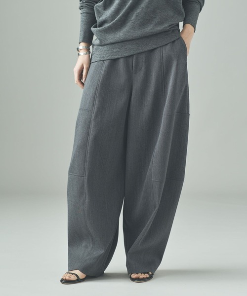 Curensology（カレンソロジー）の「Curensology(カレンソロジー)/T/Wダブルクロスパンツ（その他パンツ・レディース・グレー/ネイビー/ブラック・36/38）」の14枚目の写真