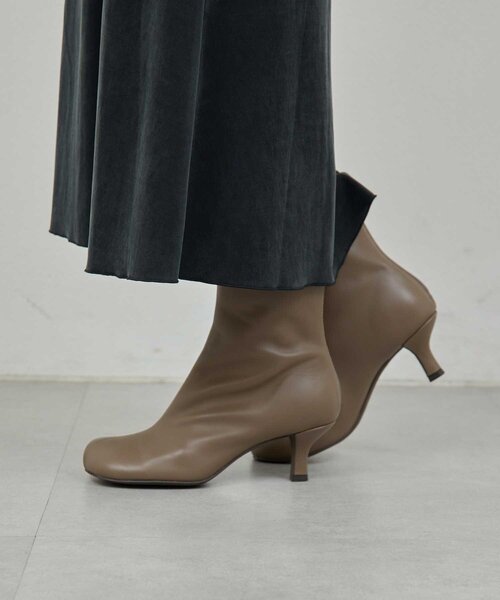 セール】【2.718】オブリークショートブーツ（ブーツ