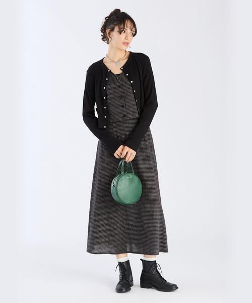 To b. by agnes b.(トゥービーバイアニエスベー)の「コットン リブ ジャージー カーディガン(カーディガン/ボレロ・レディース・ブラック・38/40)」の6枚目の写真