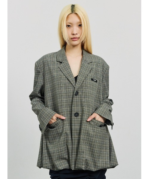SORIN（ソリン ）の「Check Wide Balloon Jacket/チェック ワイド