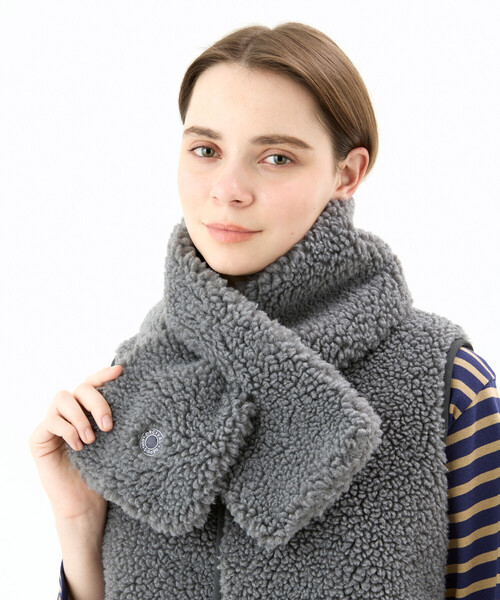 ENCHAR エンチャール ボアボリュームショールマフラー　フリースマフラー ENCHAR エンチャール ボアボリュームショールマフラー フリース