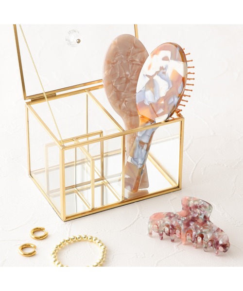 Francfranc（フランフラン）の「オーバル ヘアブラシ ブラウン（メイクブラシ・レディース・ブラウン・FREE）」の3枚目の写真