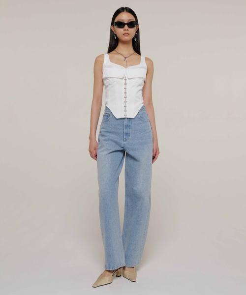 JOSE MOON(ジョゼムーン)の「HOOK EYE TOPS/フックアイトップス(その他トップス・レディース・ブラック/ホワイト/ベージュ・FREE)」の11枚目の写真