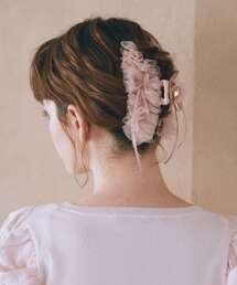 バレッタ/ヘアクリップ（ピンク/桃色系）ファッション通販