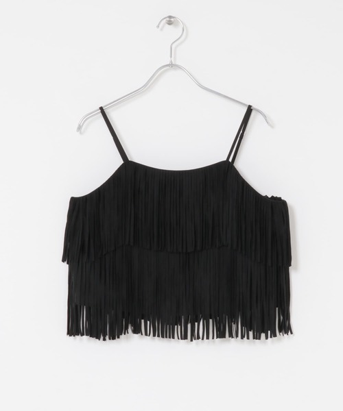 フリンジキャミソール ANGIE キャミソール ラメフリンジビスチェ : ZOZOTOWN Yahoo!店 - 通販