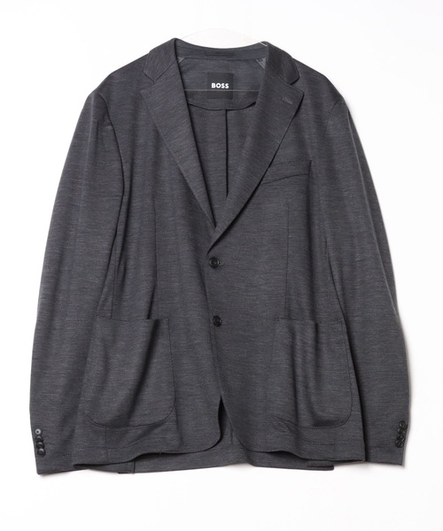 BOSS ダークグレー テーラードジャケット BOSS ボス ダークグレー