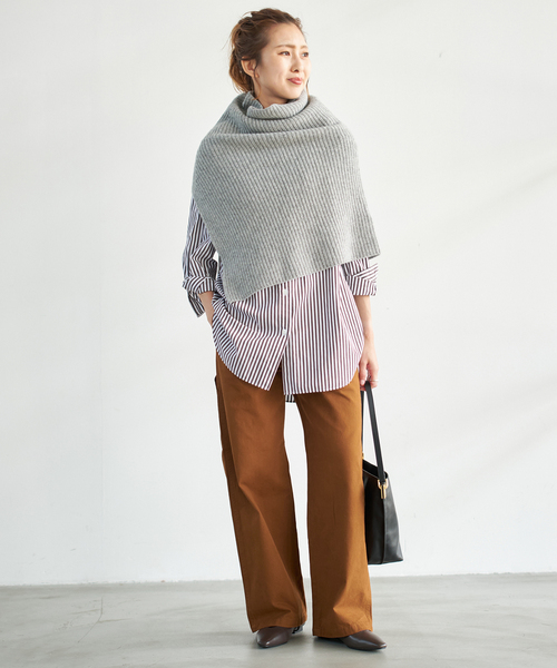 Spick & Span(スピックアンドスパン)の「≪洗濯機洗い可≫起毛ペインターチノ(チノパンツ・レディース・ホワイト/ブラウン/グリーン・36/38)」の22枚目の写真
