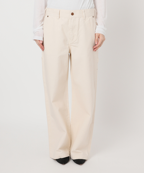 Spick & Span(スピックアンドスパン)の「≪洗濯機洗い可≫起毛ペインターチノ(チノパンツ・レディース・ホワイト/ブラウン/グリーン・36/38)」の12枚目の写真