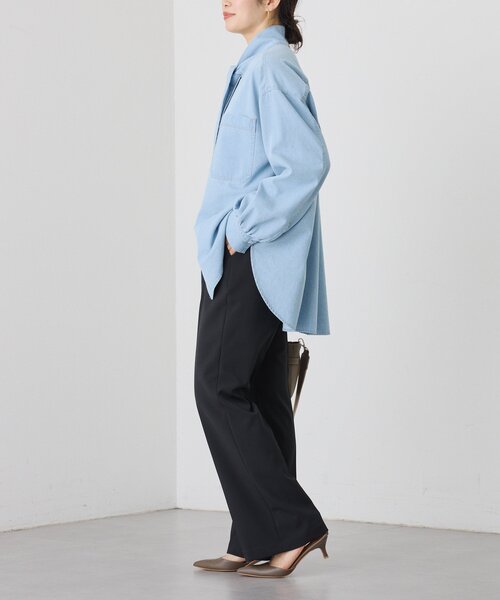 RIVE DROITE（リヴドロワ）の「【新色追加/抜け感】デニムボウタイシャツ（シャツ/ブラウス・レディース・サックスブルー/ブルー系その他・FREE）」の13枚目の写真