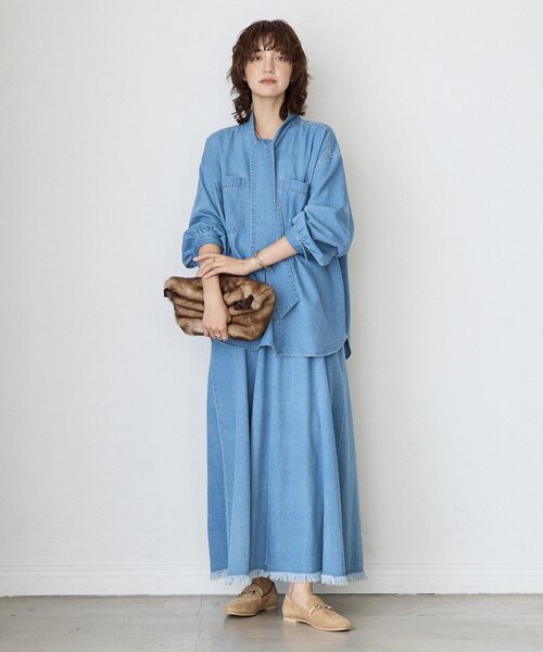 RIVE DROITE（リヴドロワ）の「【新色追加/抜け感】デニムボウタイ