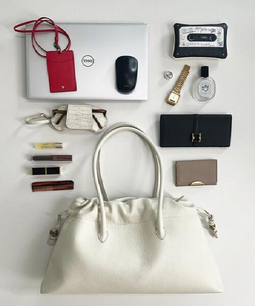 TOFF&LOADSTONE（トフアンドロードストーン）の「【LEE 11月号掲載】シュシュ（L）（ハンドバッグ・レディース・ブラウン系その他2/ホワイト系/ブラック・00）」の21枚目の写真