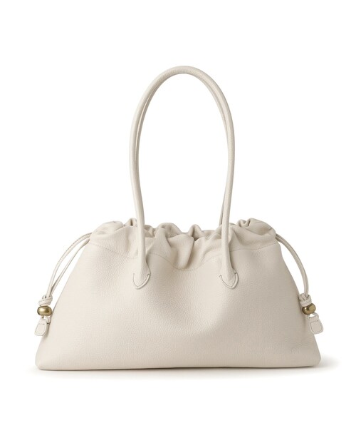 TOFF&LOADSTONE（トフアンドロードストーン）の「【LEE 11月号掲載】シュシュ（L）（ハンドバッグ・レディース・ブラウン系その他2/ホワイト系/ブラック・00）」の2枚目の写真