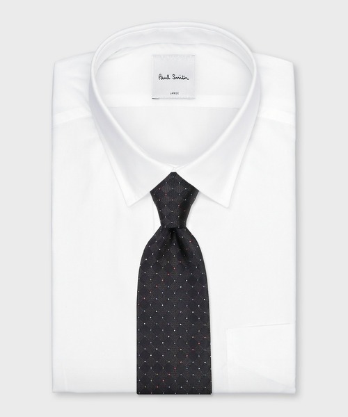 Paul Smith（ポールスミス）の「マルチカラーピンドット タイ【250034 552MJ】（ネクタイ・メンズ・ブラック/マルーン/ネイビー/ダークグリーン・FREE）」の6枚目の写真