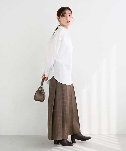 le.coeur blanc（ルクールブラン）の「ブラウス×ニットビスチェセット（シャツ/ブラウス・レディース・ブルー/オフホワイト・38）」の14枚目の写真