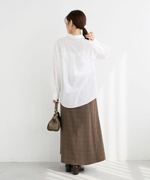 le.coeur blanc（ルクールブラン）の「ブラウス×ニットビスチェセット（シャツ/ブラウス・レディース・ブルー/オフホワイト・38）」の15枚目の写真