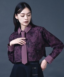 &ellecy パープル レース トップス 楽天市場】レース（カラーパープル）（シャツ・ブラウス