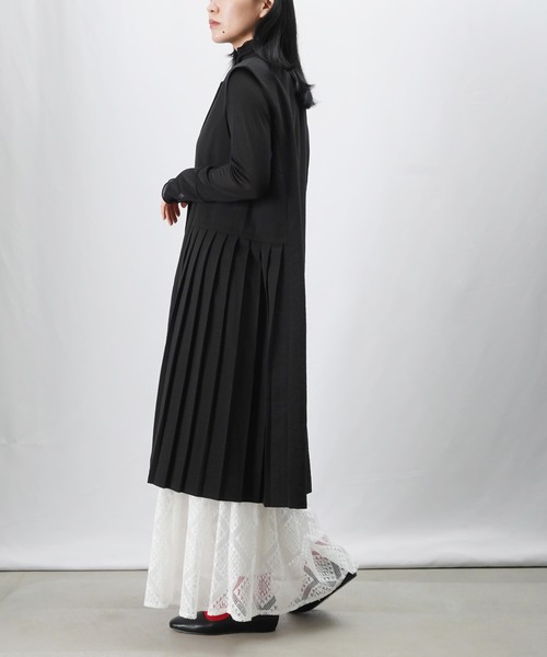 セール】LC/LLL プリーツロングジレ（ベスト）｜LUCA/LADY LUCK LUCA