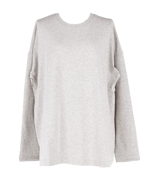 coca（coca）（コカ）の「コットンロングTシャツ（Tシャツ/カットソー・レディース・ブラウン/ホワイト/ブラック/グレー・L/M/S）」の13枚目の写真