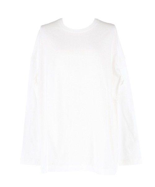 coca（coca）（コカ）の「コットンロングTシャツ（Tシャツ/カットソー・レディース・ブラウン/ホワイト/ブラック/グレー・L/M/S）」の12枚目の写真