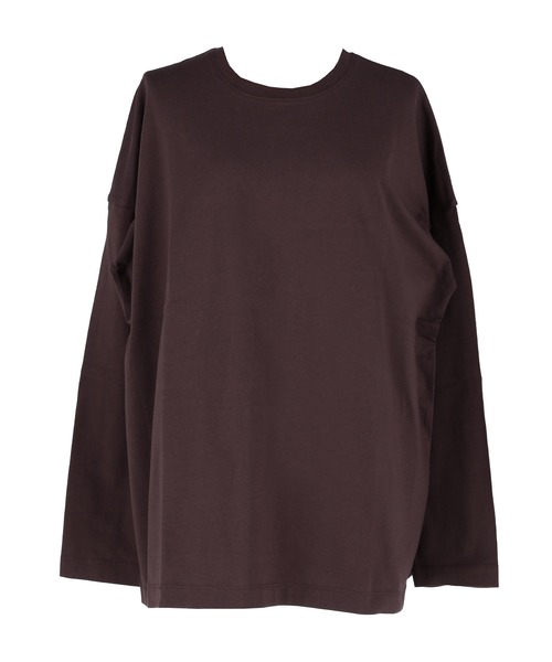 coca（coca）（コカ）の「コットンロングTシャツ（Tシャツ/カットソー・レディース・ブラウン/ホワイト/ブラック/グレー・L/M/S）」の14枚目の写真