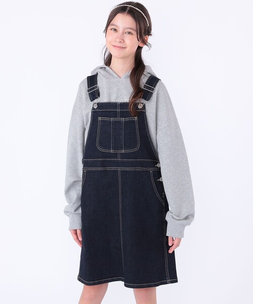 SHIPS(シップス)の「SHIPS KIDS:140~150cm /デニム オーバーオール スカート(スカート・キッズ・ネイビー・140/150)」の13枚目の写真