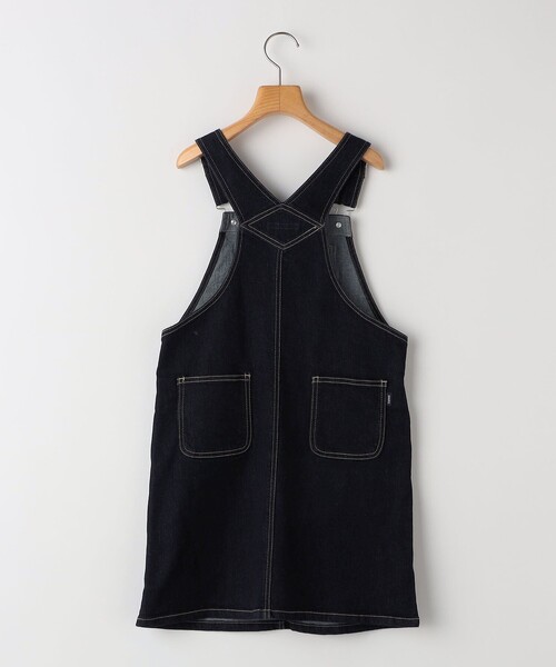 SHIPS(シップス)の「SHIPS KIDS:140~150cm /デニム オーバーオール スカート(スカート・キッズ・ネイビー・140/150)」の5枚目の写真