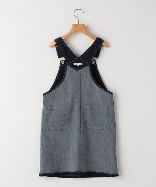 SHIPS(シップス)の「SHIPS KIDS:140~150cm /デニム オーバーオール スカート(スカート・キッズ・ネイビー・140/150)」の9枚目の写真