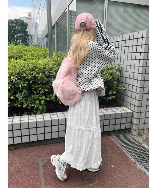 WC（ダブル シー）の「《秋冬新作★》モコモコフェイクファーナップサック（バックパック/リュック・レディース・ブラウン/ピンク・FREE）」の12枚目の写真