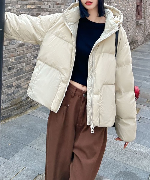 セール】シンプルショートダウン（ダウンジャケット/コート）｜aimoha