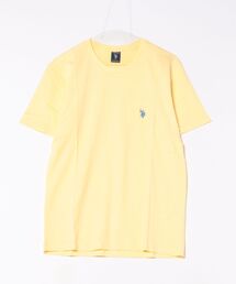 【Bl】【U.S. POLO ASSN】ワンポイント刺繍コットンTシャツ