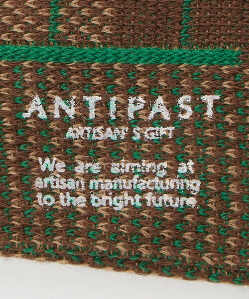 ANTIPAST（アンティパスト）の「＜ANTIPAST＞タータンチェック ソックス（ソックス/靴下・メンズ・ブラック/ワイン/ターコイズブルー系/ダークブラウン・FREE）」の9枚目の写真