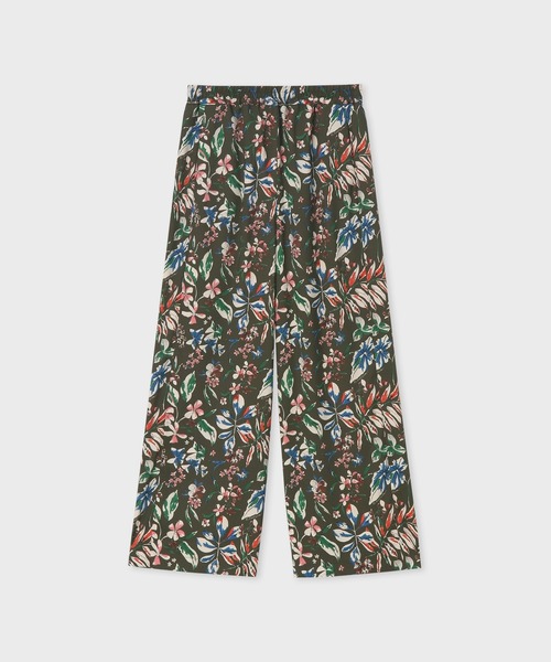 Paul Smith Floral Print イージーパンツ ブラック M メンズ Paul
