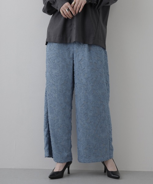 EGLANTINE(エグランティーヌ)の「EGLANTINE ジャガードパンツ(その他パンツ・レディース・ブラック/アイボリー/ブラウン・38)」の12枚目の写真