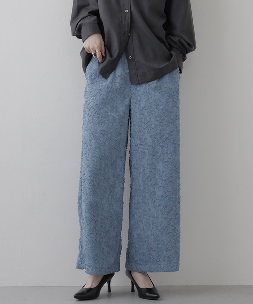 EGLANTINE(エグランティーヌ)の「EGLANTINE ジャガードパンツ(その他パンツ・レディース・ブラック/アイボリー/ブラウン・38)」の16枚目の写真