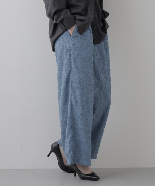 EGLANTINE(エグランティーヌ)の「EGLANTINE ジャガードパンツ(その他パンツ・レディース・ブラック/アイボリー/ブラウン・38)」の17枚目の写真