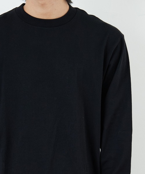 HANES（ヘインズ）の「[HANES/ヘインズ] 1P KURO クルーネックロングスリーブＴシャツ（Tシャツ/カットソー・レディース・ブラック・S/M/L/XL）」の21枚目の写真