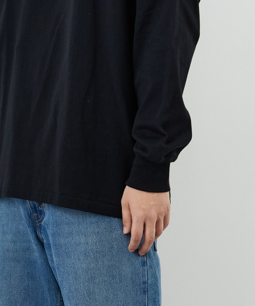 HANES（ヘインズ）の「[HANES/ヘインズ] 1P KURO クルーネックロングスリーブＴシャツ（Tシャツ/カットソー・レディース・ブラック・S/M/L/XL）」の20枚目の写真